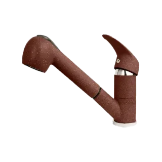 Смеситель для кухни GranFest 1774 красный марс